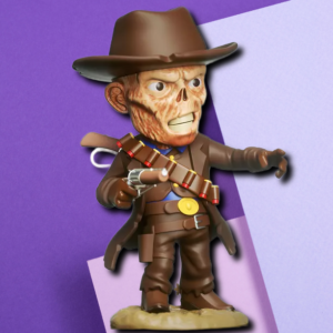 Undead Gunslinger Cowboy Collectible Figurine - Gothic Western Desk Decor