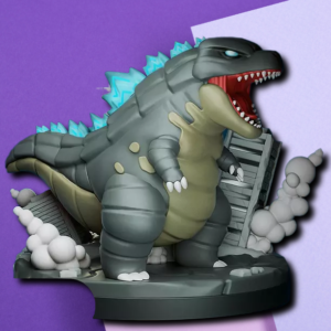 Chibi Godzilla Diorama: King of the Monsters 3D Printed Desk Figure