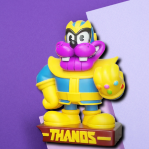 Thanos Walrus Mashup 3D Printed Figurine | Retro Cartoon Marvel Collector Statue
