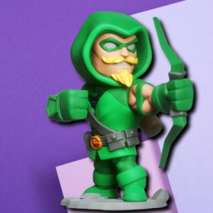 Green Arrow Chibi-Style 3D Printed Collectible Figurine