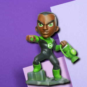 John Stewart Green Lantern Chibi-Style 3D Printed Figurine