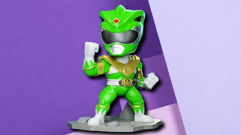 Chibi Green Ranger Action Figure | Power Rangers 3D Printed Collectible Desk Statue