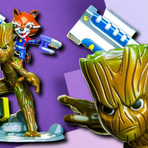 Guardians of the Galaxy Groot and Rocket Raccoon Collectible Figure Display Piece