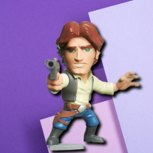 Han Solo Star Wars Stylized Collectible Figure for Desktop Display