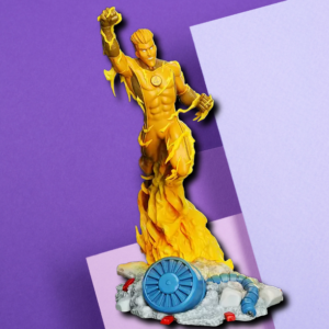 Fantastic Four Human Torch 3D Printed Statue – Premium Comic Book Collectible