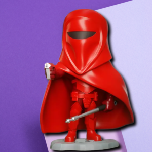 Star Wars Imperial Royal Guard 3D Printed Chibi Figure - Desk Decor & Gift