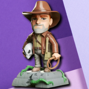 Adventure Explorer Chibi Statue: Archeology Hero Collectible Figure