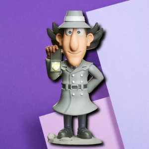 Inspector Gadget 3D Printed Statue | Iconic Retro Cartoon Desk Decor