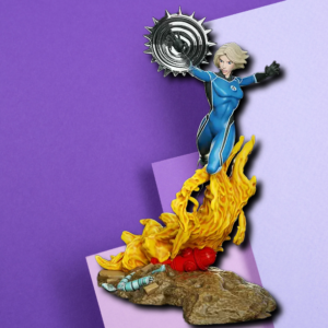 Invisible Woman Sue Storm 3D Printed Statue – Fantastic Four Marvel Collectible