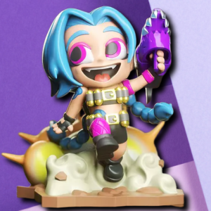 Chibi Jinx League of Legends Collectible 3D Printed Figure