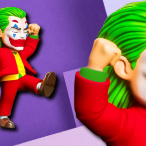 The Joker Chibi Figurine - DC Comics Stylized Desk Collectible