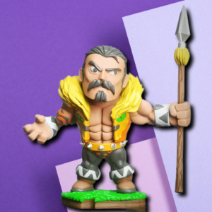 Kraven the Hunter Chibi Style Premium 3D Printed Collectible Figurine