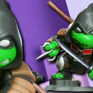 Chibi Ninja Turtle Assassin 3D Print Model | Stealth Warrior Figurine
