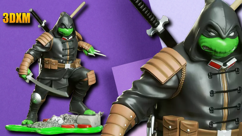 The Last Ronin Ninja Turtle 3D Printed Statue – Premium Collectible Gaming Miniature