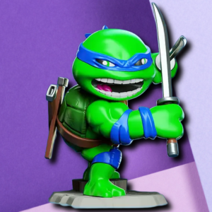 Leonardo TMNT Chibi Style 3D Printed Statue & Gaming Miniature