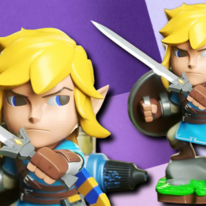 Chibi Link Hero of the Wild 3D Printed Statue - Legend of Zelda Collectible Figurine