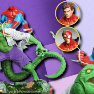 Spider-Man vs. The Lizard 3D Printed Statue – Epic Marvel Collectible Diorama