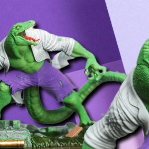The Lizard Marvel Villain 3D Printed Statue – Highly Detailed Comic Book Collector Figure