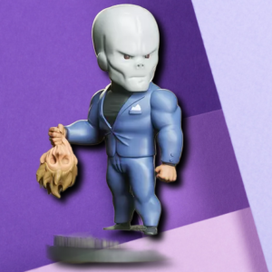 Chameleon Villain Stylized Vinyl-Style Figurine - 3D Printed Collectible Desk Decor
