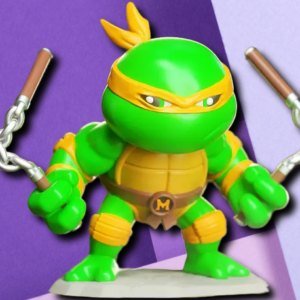 Chibi Michelangelo Ninja Turtle Collectible Desk Figure