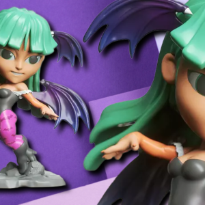 Morrigan Aensland Chibi 3D Printable Figure - Darkstalkers Fan Art Collectible