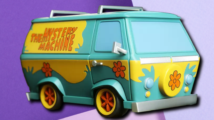 The Mystery Machine 3D Printed Desk Display | Scooby-Doo Collector's Miniature