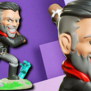 Survivor Zombie Hunter 3D Printed Figurine | Stylized Survival Gaming Statue