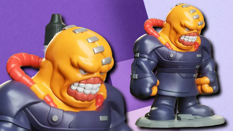 Stylized Mutant Monster Desktop Figurine – Premium 3D Printed Collectible