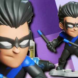 Nightwing Chibi 3D Printable Figure | DC Superhero Desk Decor & Gaming Miniature STL