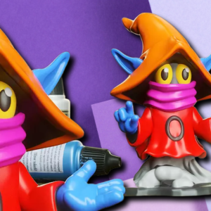 Orko Chibi 3D Printed Figurine - Retro Cartoon Fan Art Collectible