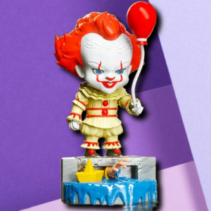 Pennywise IT Horror Movie Chibi Statue - Desktop Collectible & Shelf Display Piece