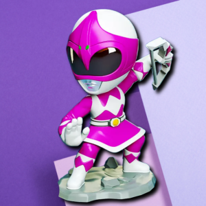 Chibi Pink Power Ranger 3D Printed Statue – High-Detail Collector Figurine