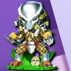 Chibi Predator Collectible Statue - Highly Detailed Sci-Fi Horror Desk Figurine