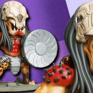 Chibi Predator Hunter 3D Printed Miniature – Sci-Fi Collectible Desk Figure