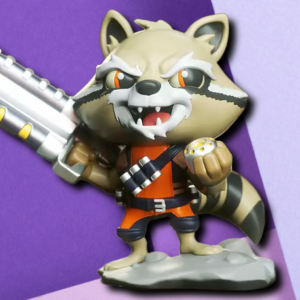 Rocket Raccoon Chibi Style Marvel Collectible Figure