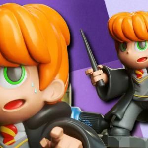 Chibi Ron Weasley Resin Figure - Wizarding World Collectible Desk Display