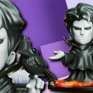 Gothic Chibi Dream Lord 3D Printable Miniature - Stylized Fantasy Desk Figurine