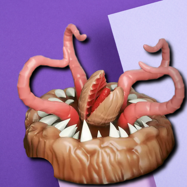Tentacled Maw Fantasy Monster Miniature | D&D Dungeon Crawler Desk Decor