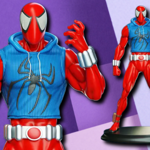 Scarlet Spider 3D Printed Statue – High-Detail Marvel Collector Figurine