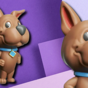Scooby-Doo Inspired 3D Printed Desk Figure - Nostalgic Cartoon Collectible