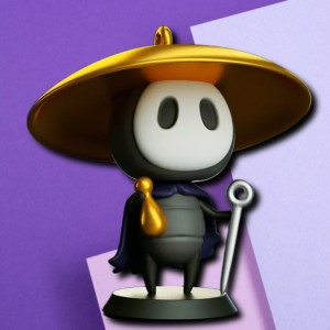 Quirrel Inspired Hollow Knight 3D Printed Miniature Collectible Desk Figurine