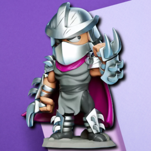The Shredder Chibi 3D Printed Figurine | Teenage Mutant Ninja Turtles Collector Statue
