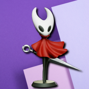 Hollow Knight Hornet Figure: Premium 3D Printed Desk Display & Gaming Collectible
