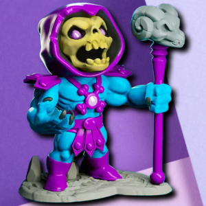Skeletor Chibi-Style 3D Printed Figurine | Masters of the Universe Desk Decor