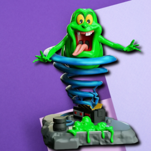 Slimer Ghostbusters 3D Printed Statue – High-Quality Desk Collectible