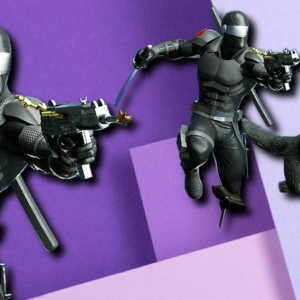 Snake Eyes & Timber 3D Printed Miniature Set: G.I. Joe Action Figure Display