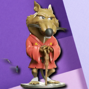 Master Splinter Ninja Rat Collectible Statue | 3D Printed Desk Decor