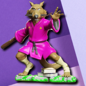 Master Splinter Ninja Sensei 3D Printed Figurine | Custom Collectible Statue