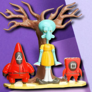 SpongeBob Squidward Squid Game Crossover 3D Printed Figurine Collectible
