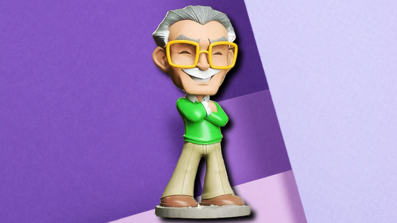 Stan Lee Chibi-Style Collectible Figure | Premium 3D Printed Statue